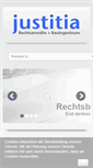 Mobile Screenshot of justitia.com