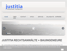 Tablet Screenshot of justitia.com