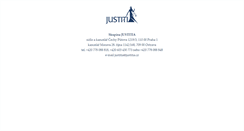 Desktop Screenshot of justitia.cz