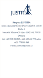 Mobile Screenshot of justitia.cz