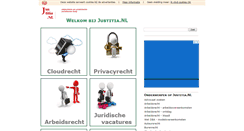 Desktop Screenshot of justitia.nl